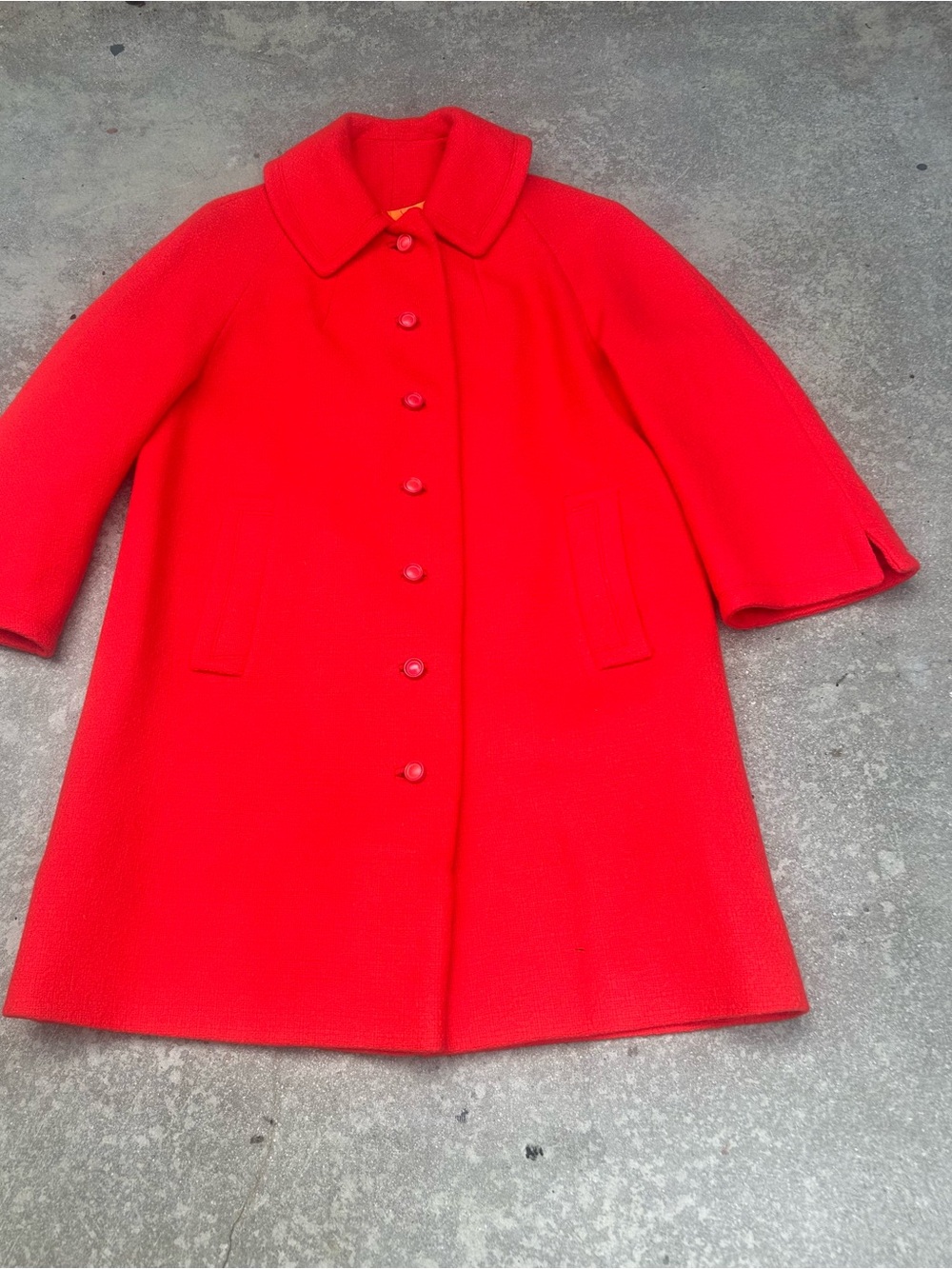 Vintage wool car coat